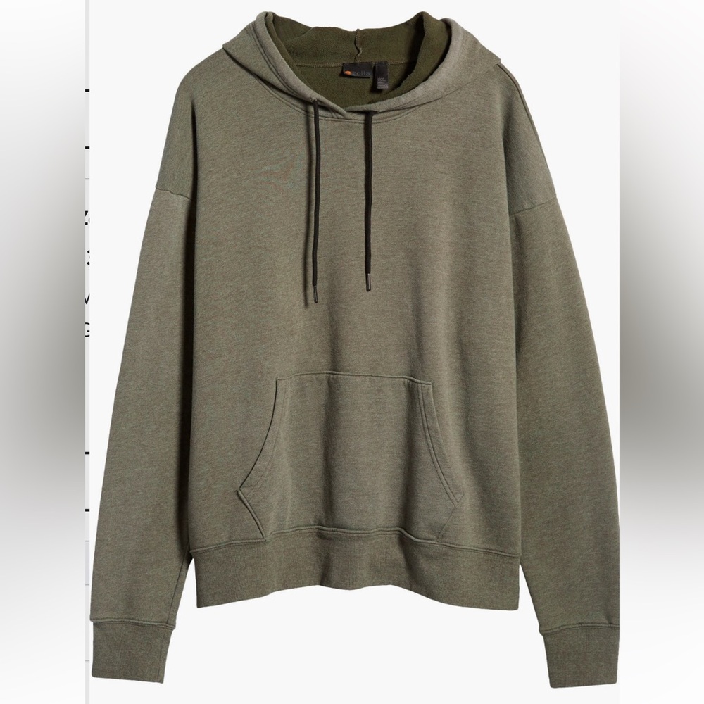 Zella Atlas Vintage Wash Green Hoodie